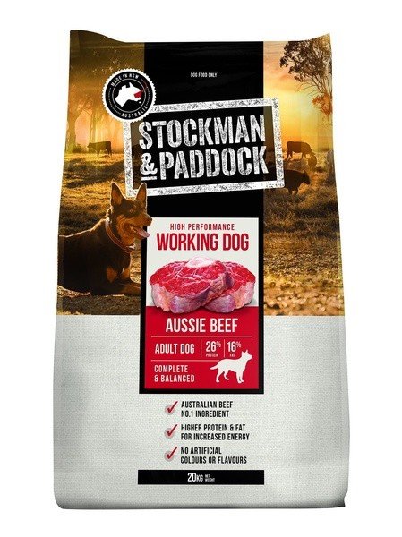 Stockman Paddock Working Dog Beef 20kg Stockman Paddock Working Dog Beef 20kg