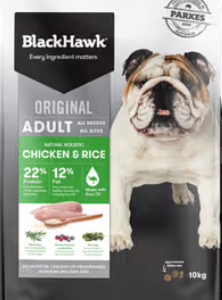 Blackhawk Chicken & Rice Adt Dog 10kg