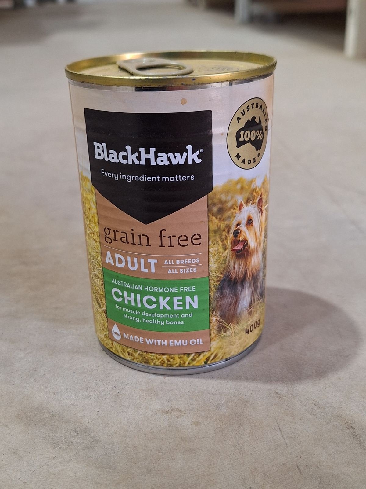 Blackhawk Chicken Grain Free Dog 400gm Single Can Blackhawk Chicken Grain Free Dog 400gm Single Can