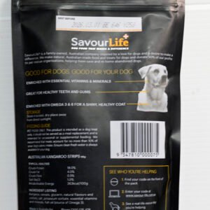 Savourlife Australian Kangaroo Strips 165g