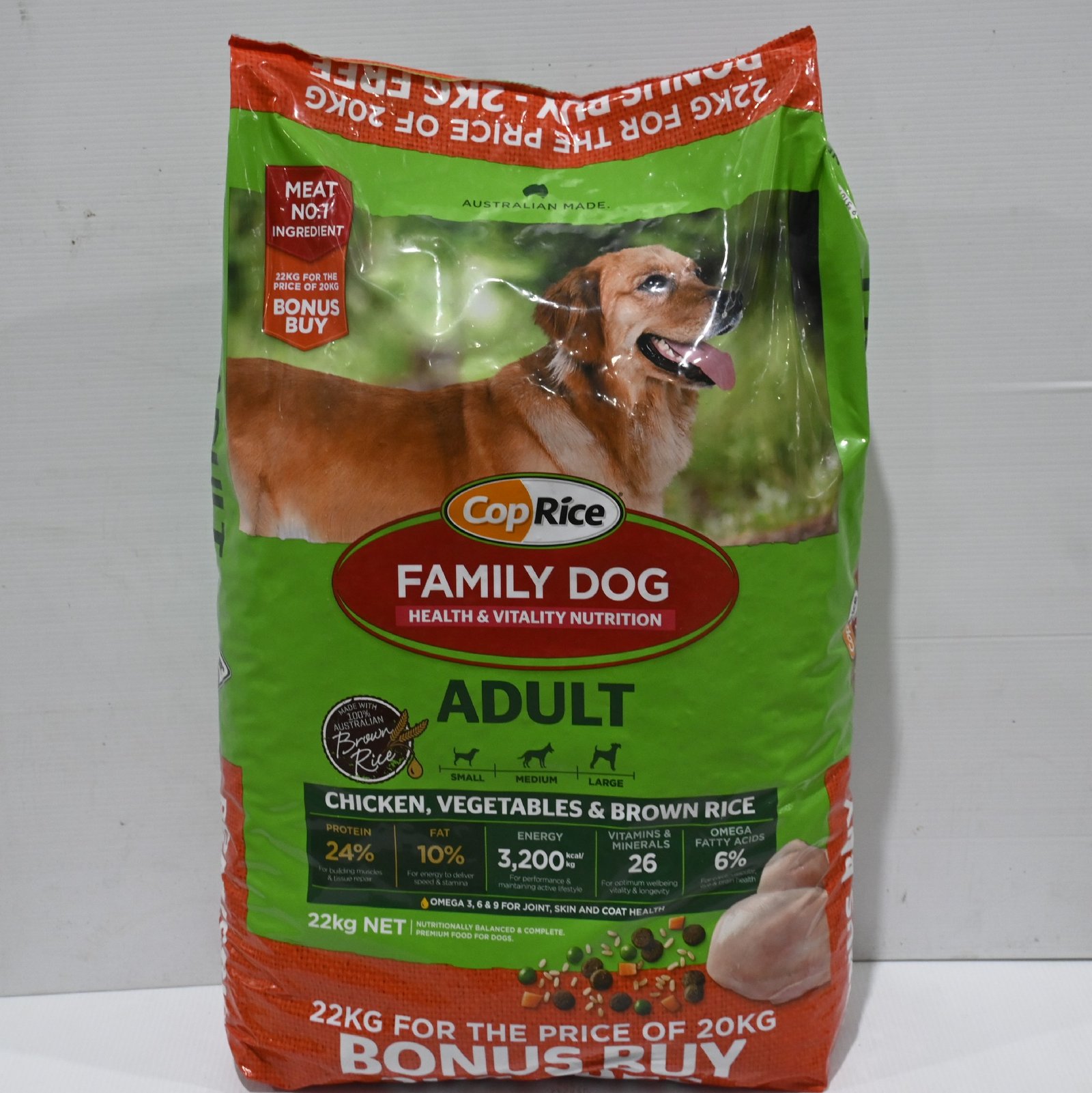 Coprice Family Dog 22kg Bonus Bag