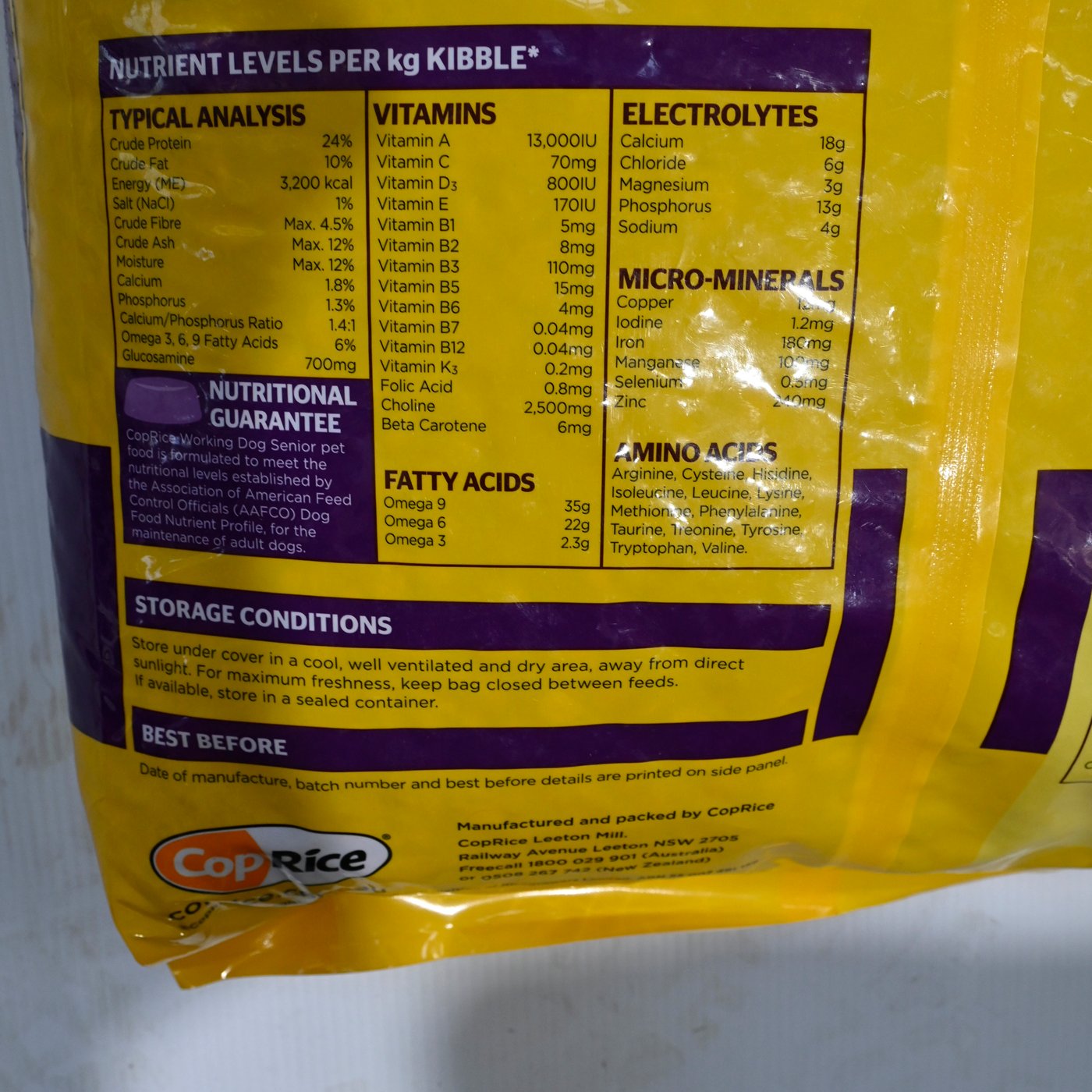 Coprice Dog Food Senior 20kg Coprice Dog Food Senior 20kg