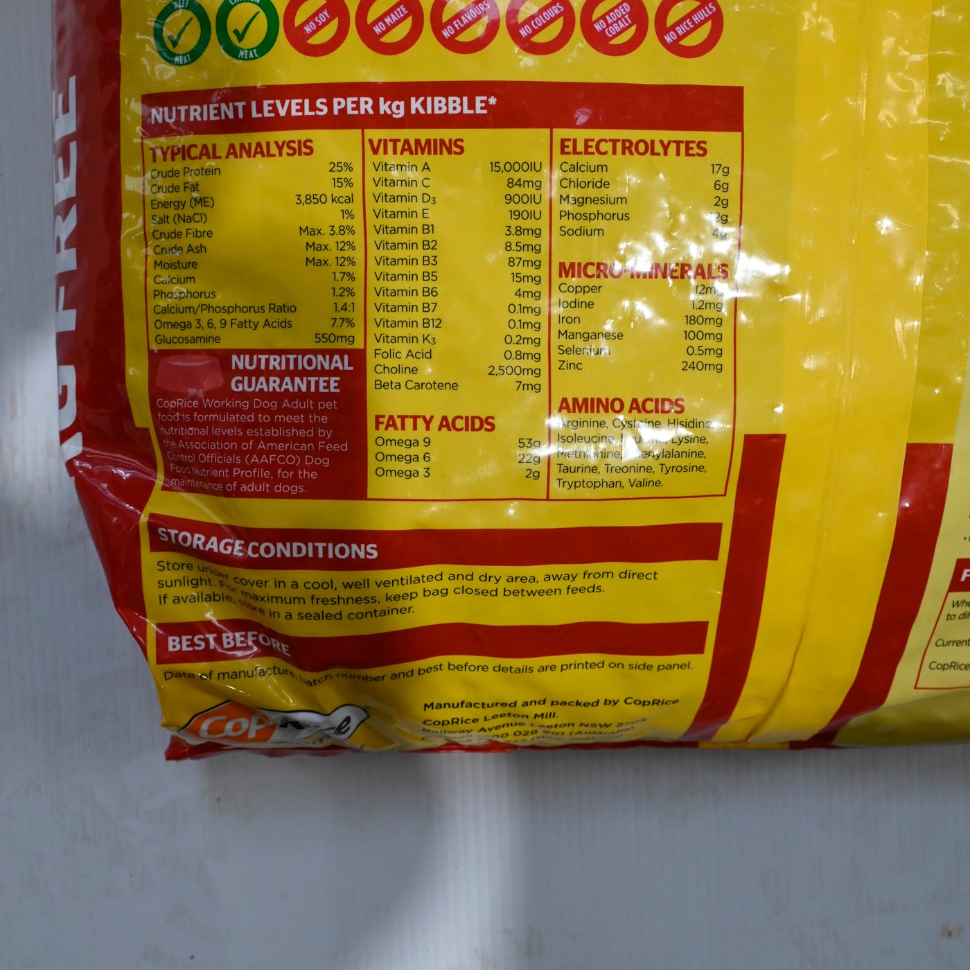 Coprice Dog Food Working Dog Beef 22kg Bonus Bag Coprice Dog Food Working Dog Beef 22kg Bonus Bag