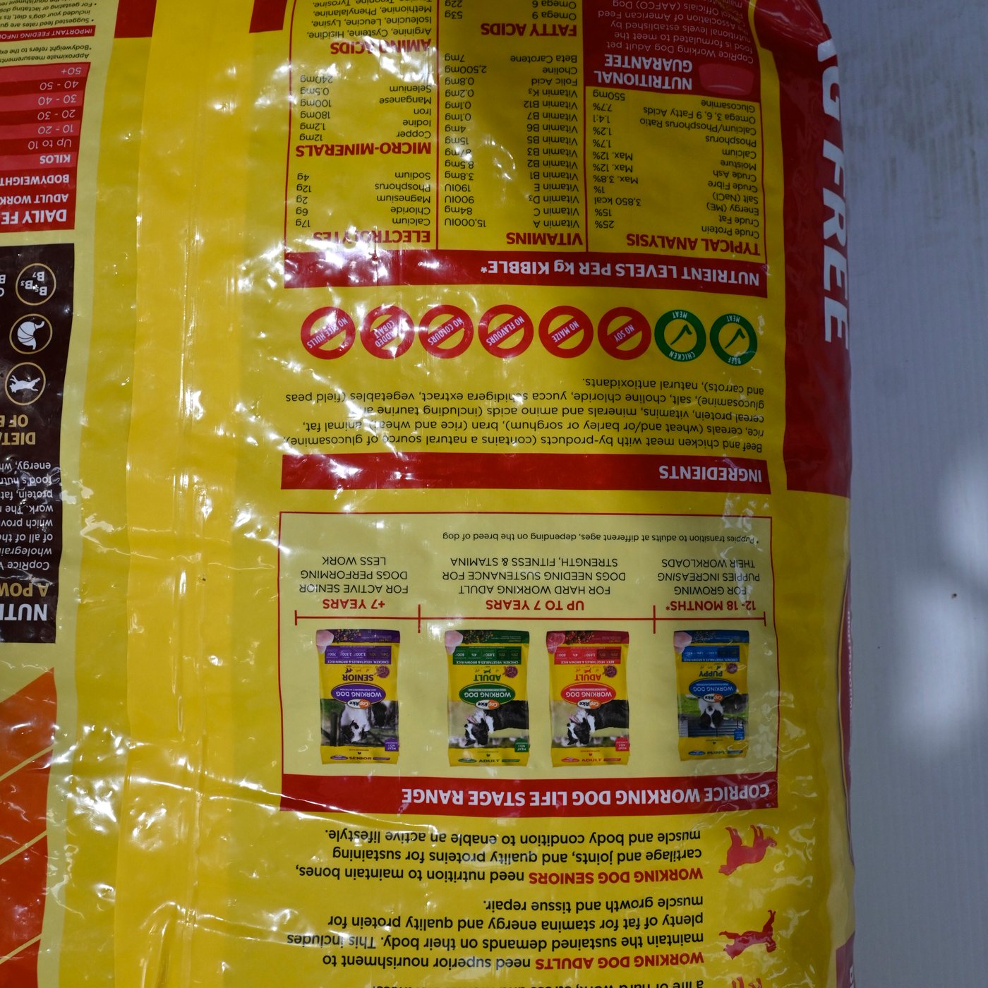 Coprice Dog Food Working Dog Beef 22kg Bonus Bag Coprice Dog Food Working Dog Beef 22kg Bonus Bag