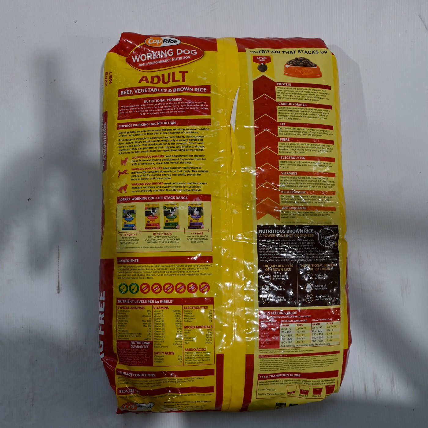 Coprice Dog Food Working Dog Beef 22kg Bonus Bag Coprice Dog Food Working Dog Beef 22kg Bonus Bag