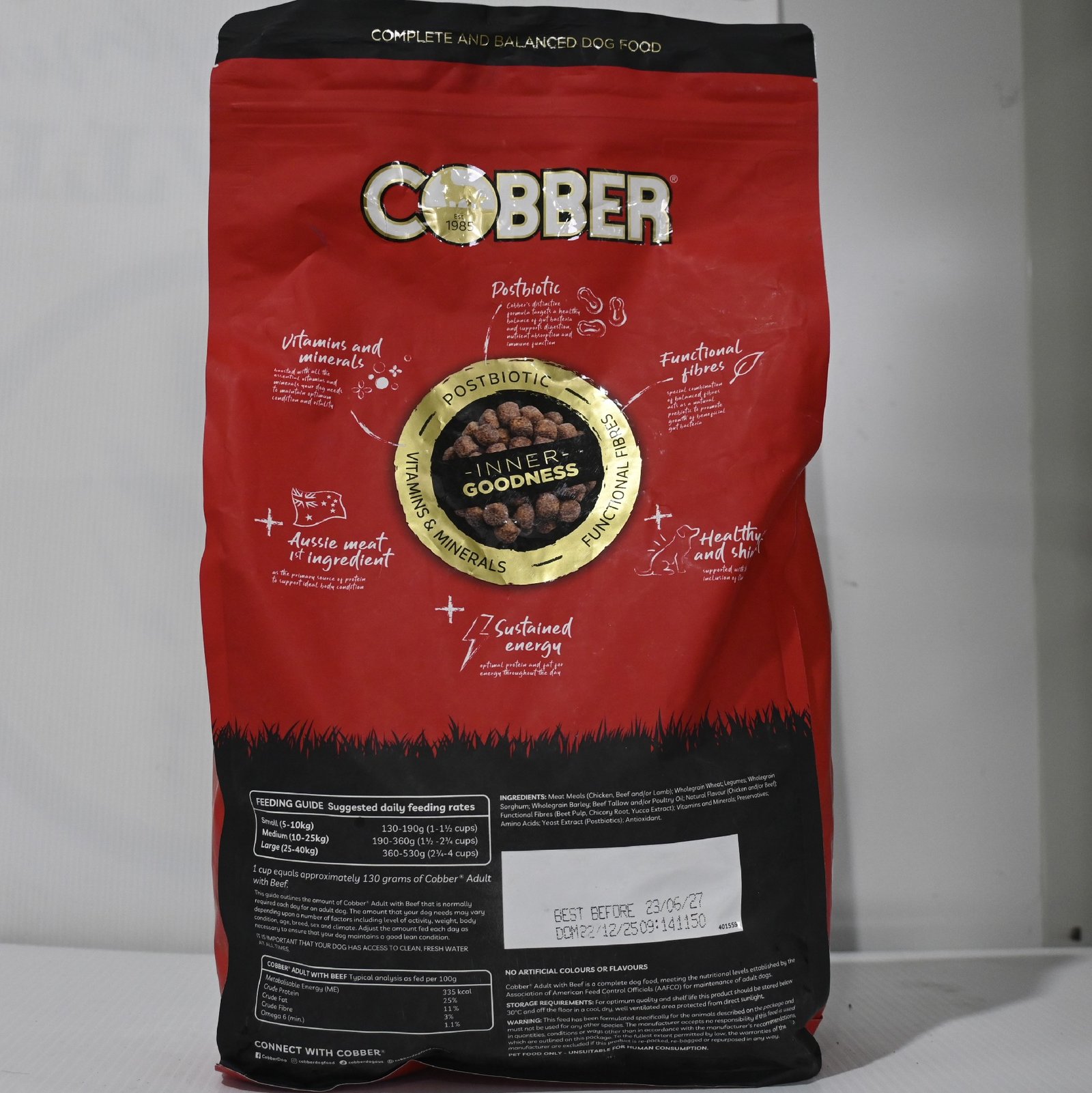 Cobber Dog Varieties Beef 3kg