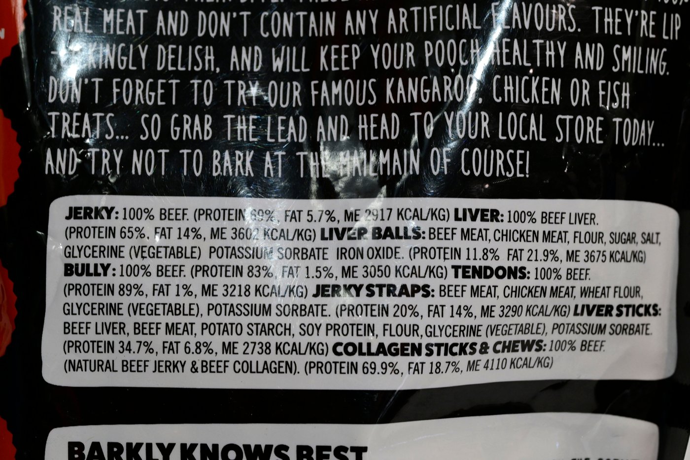 Blackdog Beef Liver 150gm Dog Treats