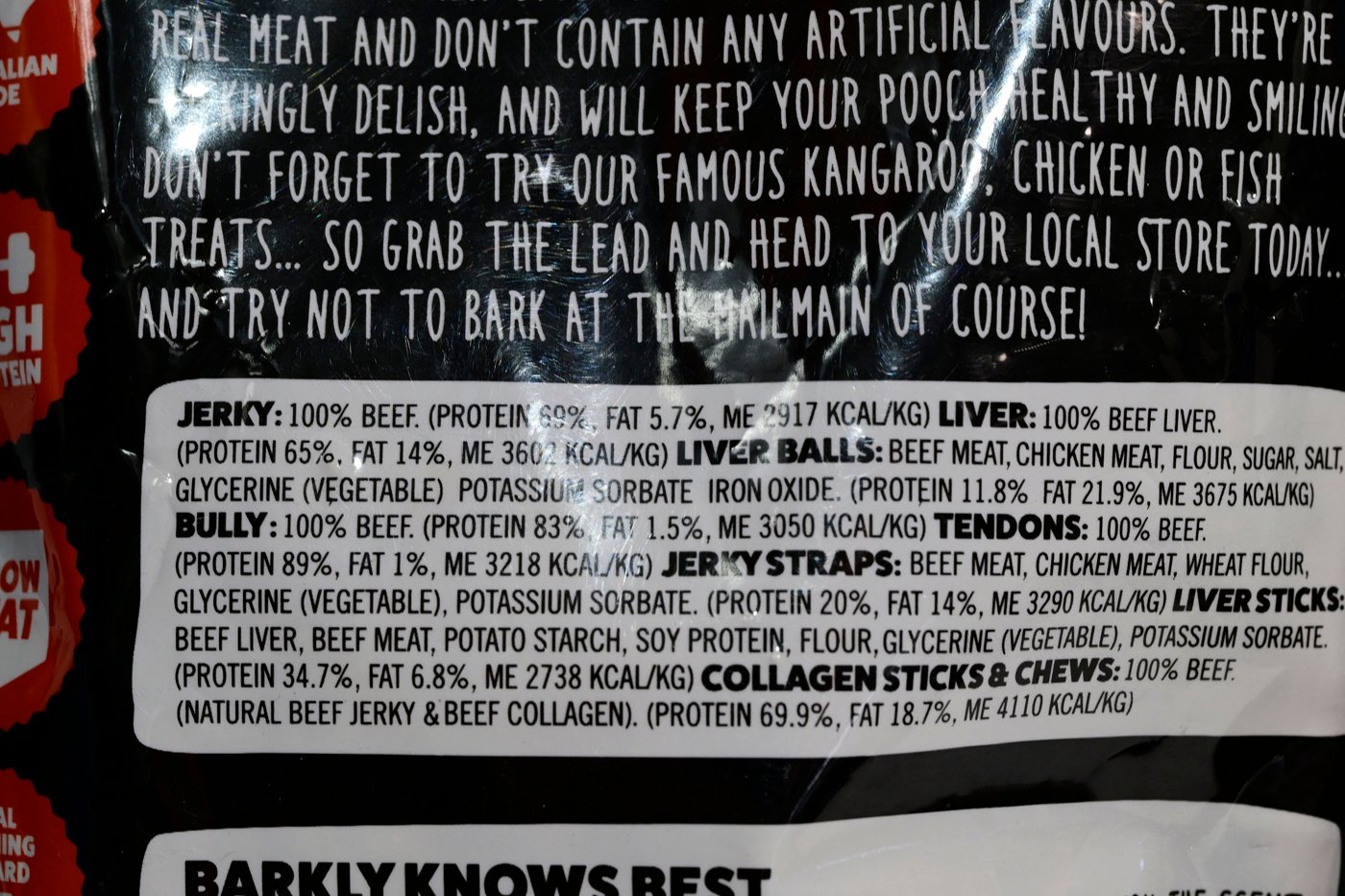 Blackdog Beef Liver 150gm Dog Treats