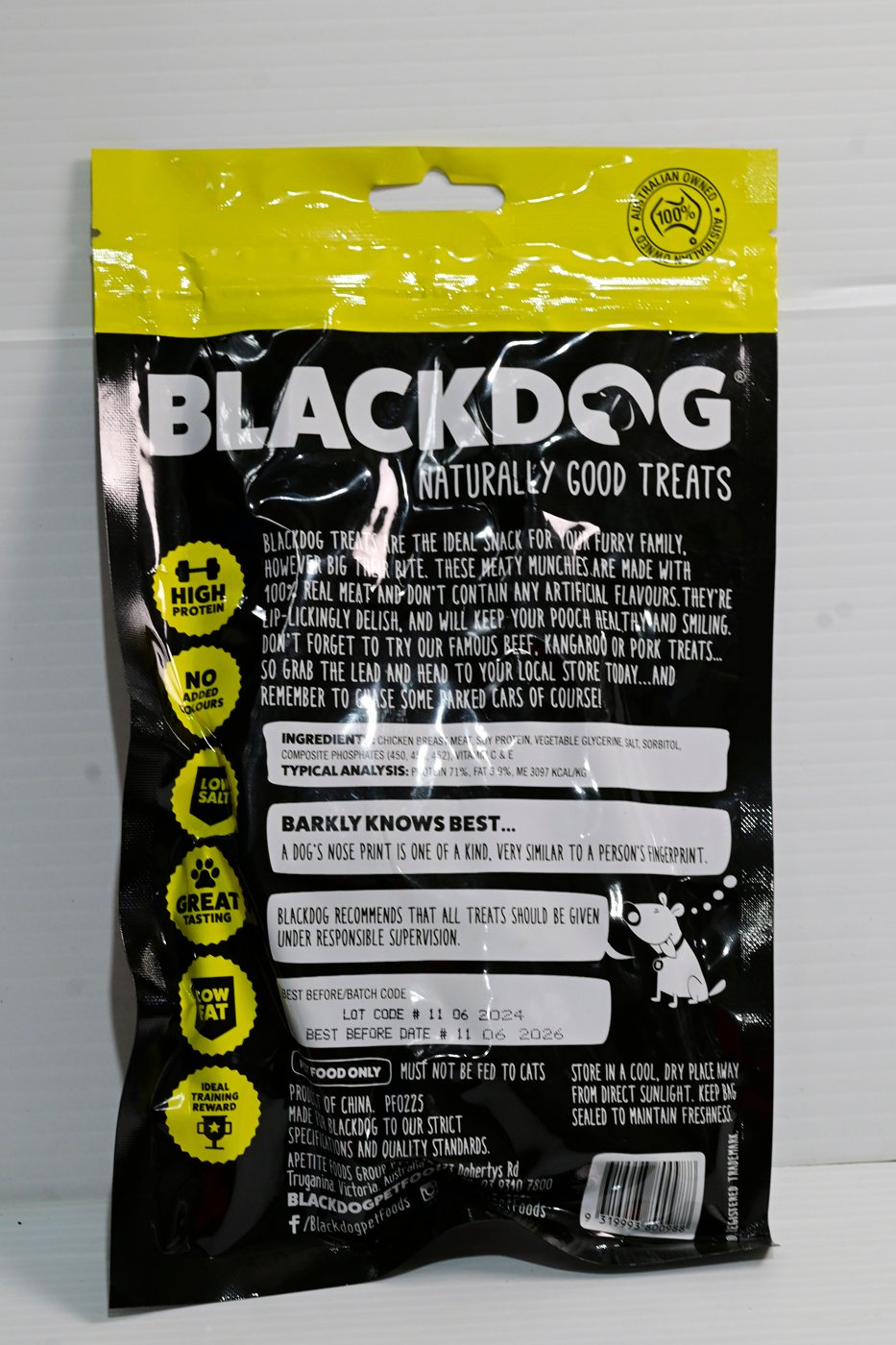 Blackdog Chicken Breast 120gm Dog Treat Blackdog Chicken Breast 120gm Dog Treat