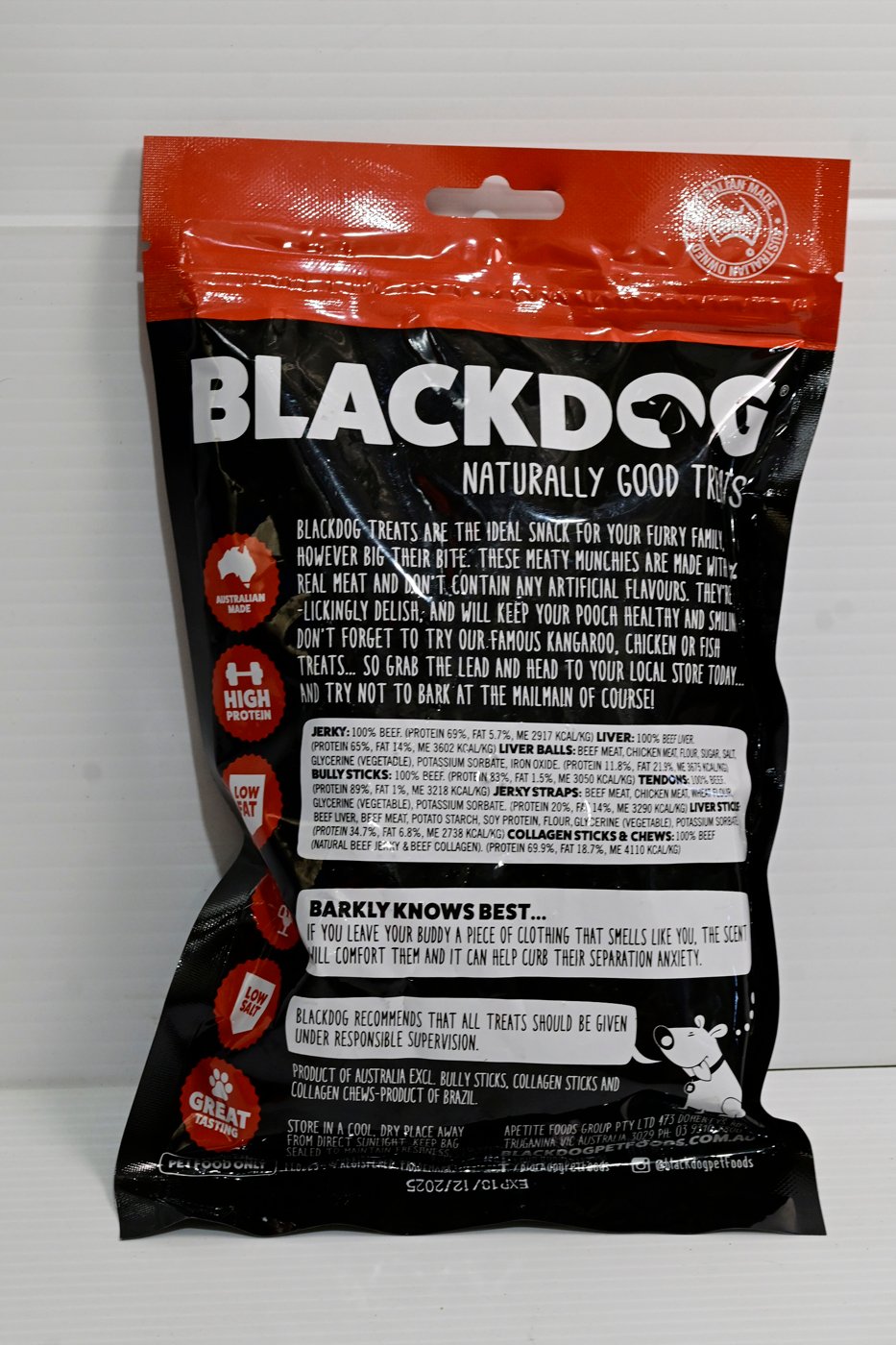 Blackdog Beef Liver Balls 250gm Dog Treat Blackdog Beef Liver Balls 250gm Dog Treat