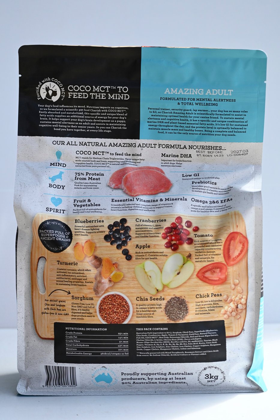 Cherish Amazing Adult Pork 3kg Cherish Amazing Adult Pork 3kg