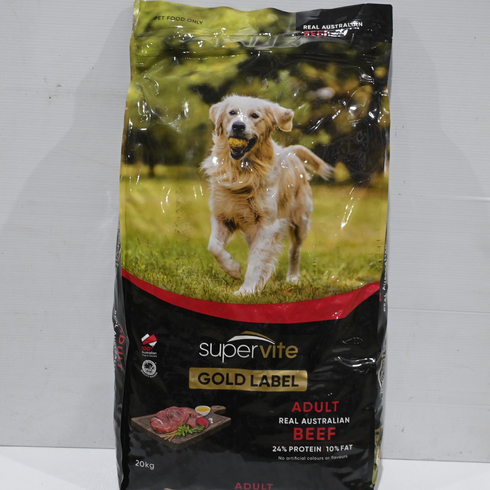 Supervite Gold Adult Beef 20kg [sz:20kg]