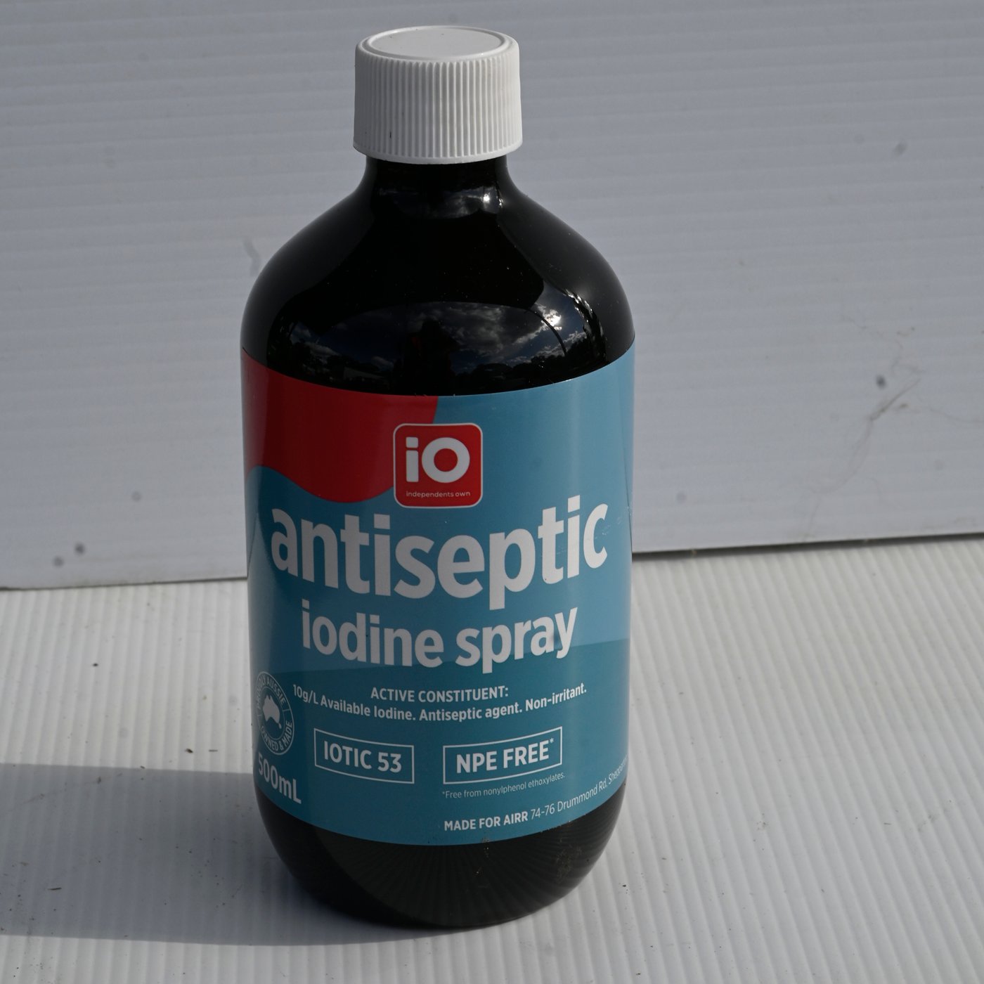 Io Antiseptic Iodine Spray 500mls