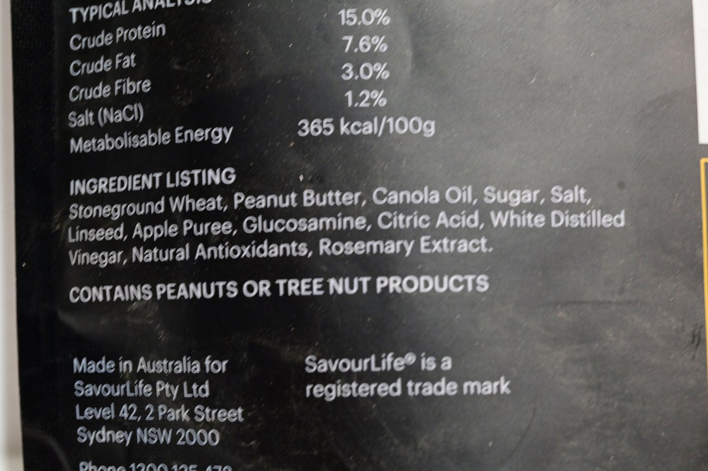 Savourlife Peanut Butter Flavour Bikkie Bites 180g Savourlife Peanut Butter Flavour Bikkie Bites 180g