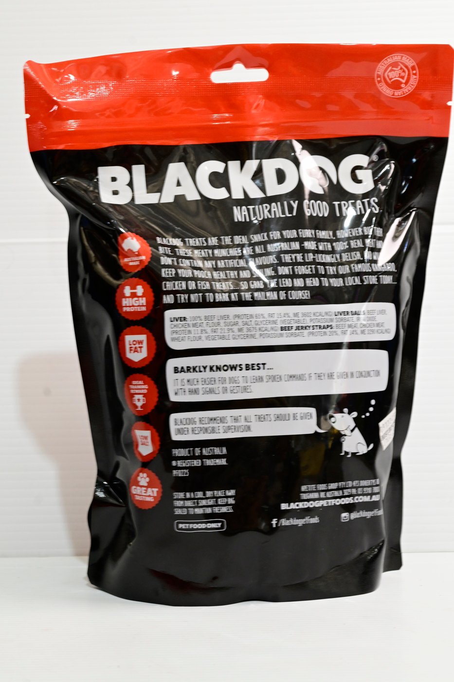 Black Dog Beef Jerky Straps 800gm